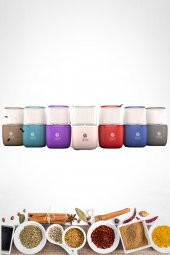 Çıkarılabilir Hazneli Kahve ve Baharat Öğütücü Elektrikli Grinder Rosegold - 3