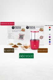 Çıkarılabilir Hazneli Kahve ve Baharat Öğütücü Elektrikli Grinder Rosegold - 4