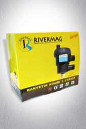 Rivermag Manyetik Kombi Filtresi Eko Ev Tipi Kireç Önleyici Tortu ve Pas Tutucu - 4