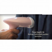 Kiwi Buharlı Ütü Dikey El Ütüsü Kumaş Buharlayıcı Pudra Pembe - 3