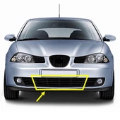 Seat İbiza 2002-09 Ön Tampon Alt Orta Izgarası Hava Kanalı 6L0853667A thumbnail 1