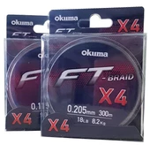 Okuma Ft-*4 Braided Line 300 mt Grey Örgü İp - 2