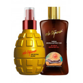 Eda Taşpınar Bronzing Bomb & Yoğun Bronzlaştırıcı Yağ (200 ml X 2 Çeşit) - 1