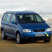 VW Touran 2003-2006 Ön Tampon Sol Sis Farı Kapağı 1T0853665A thumbnail 1