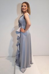 Tuana Abiye Kolsuz Saten Kumaş 9530 - 4