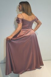 Tuana Abiye Kolsuz Saten Kumaş 9230 - 6