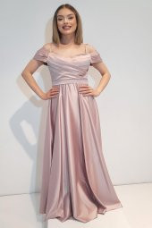 Tuana Abiye Kolsuz Saten Kumaş 9230 - 7