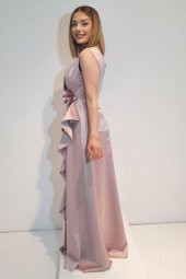Tuana Abiye Kolsuz Saten Kumaş 9530 - 9