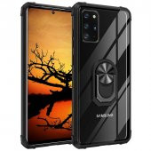 Samsung Galaxy Note 20 Kılıf Kenar Korumalı Antişok Yüzüklü Kapak - 4