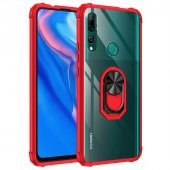 Huawei Y9 Prime 2019 Kılıf Kenar Korumalı Antişok Yüzüklü Kapak - 2