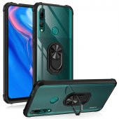 Huawei Y9 Prime 2019 Kılıf Kenar Korumalı Antişok Yüzüklü Kapak - 6