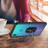 Huawei Y7 Prime 2019 Kılıf Kenar Korumalı Antişok Yüzüklü Kapak - 10