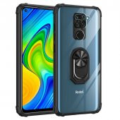 Xiaomi Redmi Note 9 Kılıf Kenar Korumalı Antişok Yüzüklü Kapak - 2