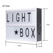A5 Led Işıklı Yazı Panosu Lightbox - 2