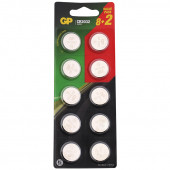 GP Batteries CR2032 2032 Boy Lityum Düğme Pil3 Volt 10'lu Kart - 1