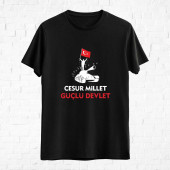15 Temmuz Tank Baskılı - Yazlık Sıfır Yaka Tshirt - 1