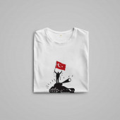 15 Temmuz Tank Baskılı - Yazlık Sıfır Yaka Tshirt - 9