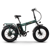 Skyjet Nitro 20 Jant 6 Vites Katlanabilir Elektrikli Bisiklet Yeşil - 1