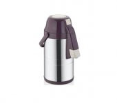 Cooker 3,5 Litre İnox Pompalı Çelik Termos CKR-2008 Mor - 1