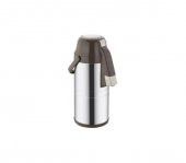 Cooker 3,5 Litre İnox Pompalı Çelik Termos CKR-2008 Kahverengi - 1