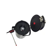 Cooker 3,5 Litre İnox Pompalı Çelik Termos CKR-2008 Siyah - 2
