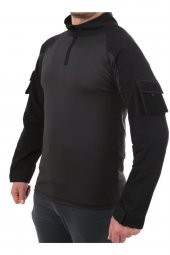 Siyah Combat T-shirt - 1
