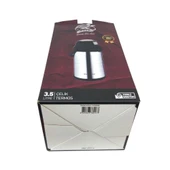 Cooker 3,5 Litre İnox Pompalı Çelik Termos CKR-2008 Siyah - 7