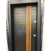 11599 Çelik Kapı, Antrasit Statik Çelik Kapı Modelleri Sağ Açılım Çelik Kapı thumbnail 5