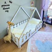 Markaawm Montessori Karyola Çocuk ve Bebek Mdf Yatak Lizbon - 4