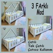 Markaawm Montessori Karyola Çocuk ve Bebek Mdf Yatak Lizbon - 6