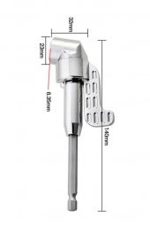 BN5 Köşe Vidalama Dar Alan Açılı Matkap Adatörü Ucu - 3