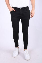 Tomms Erkek Siyah Slim Fit Bilek Boy Kot Pantolon ENRJNDNM-5113 - 1