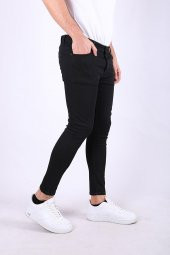 Tomms Erkek Siyah Slim Fit Bilek Boy Kot Pantolon ENRJNDNM-5113 - 3