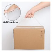 Koli Bandı Şeffaf 45x100 1 Adet Artlantis Koli Bantı 45*100 Ambalajlama Bandı Şeffaf Ekstra Yapıştırma Kaliteli 1 Adet - 4
