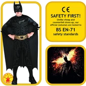 ORJİNAL DC Comics Batman Kostüm 8-10 Yaş Kara Şövalye Kıyafeti - 2