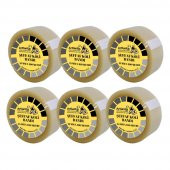 Koli Bandı Şeffaf 45x100 6 Lı 1 Paket Artlantis Koli Bantı 45*100 Ambalajlama Bandı Şeffaf Ekstra Yapıştırma Kaliteli 6 Lı - 1