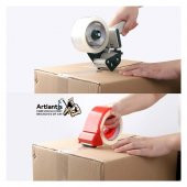 Koli Bandı Şeffaf 45x100 12 Li 1 Paket Artlantis Koli Bantı 45*100 Ambalajlama Bandı Şeffaf Ekstra Yapıştırma Kaliteli 12 Li - 4
