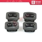 Opel Vectra A Astra F için Gri Kapı İç Kilit Buton Çerçevesi 136253 - 2