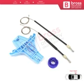 VW Polo Vento MK5 6R 6C  2009-2022 4/5 Kapı 6R4839462 İçin Elektrikli Arka Sağ Cam Kriko Tamir Seti - 2