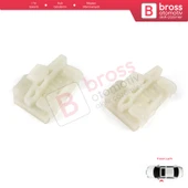Audi A4 B5 VW Polo MK3 6N Passat B5 Skoda Superb MK1 8D0837461 İçin Ön Sol Cam Kriko Kılavuz Klipsi - 3