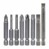 Matkap Bits Uç Vidalama Ucu Düz Yıldız Torx Uç (8 PARÇA) - 1