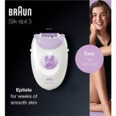 Braun Silk Epil 3 Epilatör 3170 Soft Perfection Epilasyon - 6