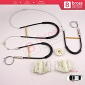 BMW X3 E83 2003-2011 SUV 51333448249 İçin Elektrikli Ön Sol Cam Kriko Tamir Seti - 1