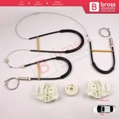 BMW X3 E83 2003-2011 SUV 51333448249 İçin Elektrikli Ön Sol Cam Kriko Tamir Seti - 2