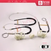 BMW X3 E83 2003-2011 SUV 51333448249 İçin Elektrikli Ön Sol Cam Kriko Tamir Seti - 5