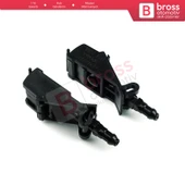 VW Golf Jetta Bora MK4 Passat B5 Polo Seat Skoda için Ön Cam Su Fıskiye Meme Seti 6E0955985 - 4