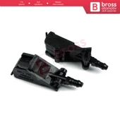 VW Golf Jetta Bora MK4 Passat B5 Polo Seat Skoda için Ön Cam Su Fıskiye Meme Seti 6E0955985 - 3