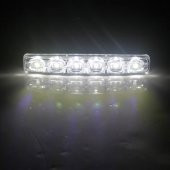 NKTGROUP Drl Gündüz Farı Ledi 6 Led 18w Su Geçirmez Tek Renk 2 ADET - 7