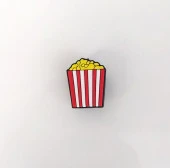 1 Adet Silikon Patlamış Mısır Tekli Terlik Süsü Aksesuar thumbnail 1