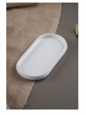 Acar SCT21.0233 Bianco Porselen Oval Sunum Tabağı 22.8x10.5cm - 2